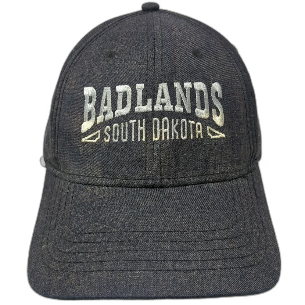 ACE USA Baseball Cap Blue One Size Badlands South Dakota Hat Strapback Heather